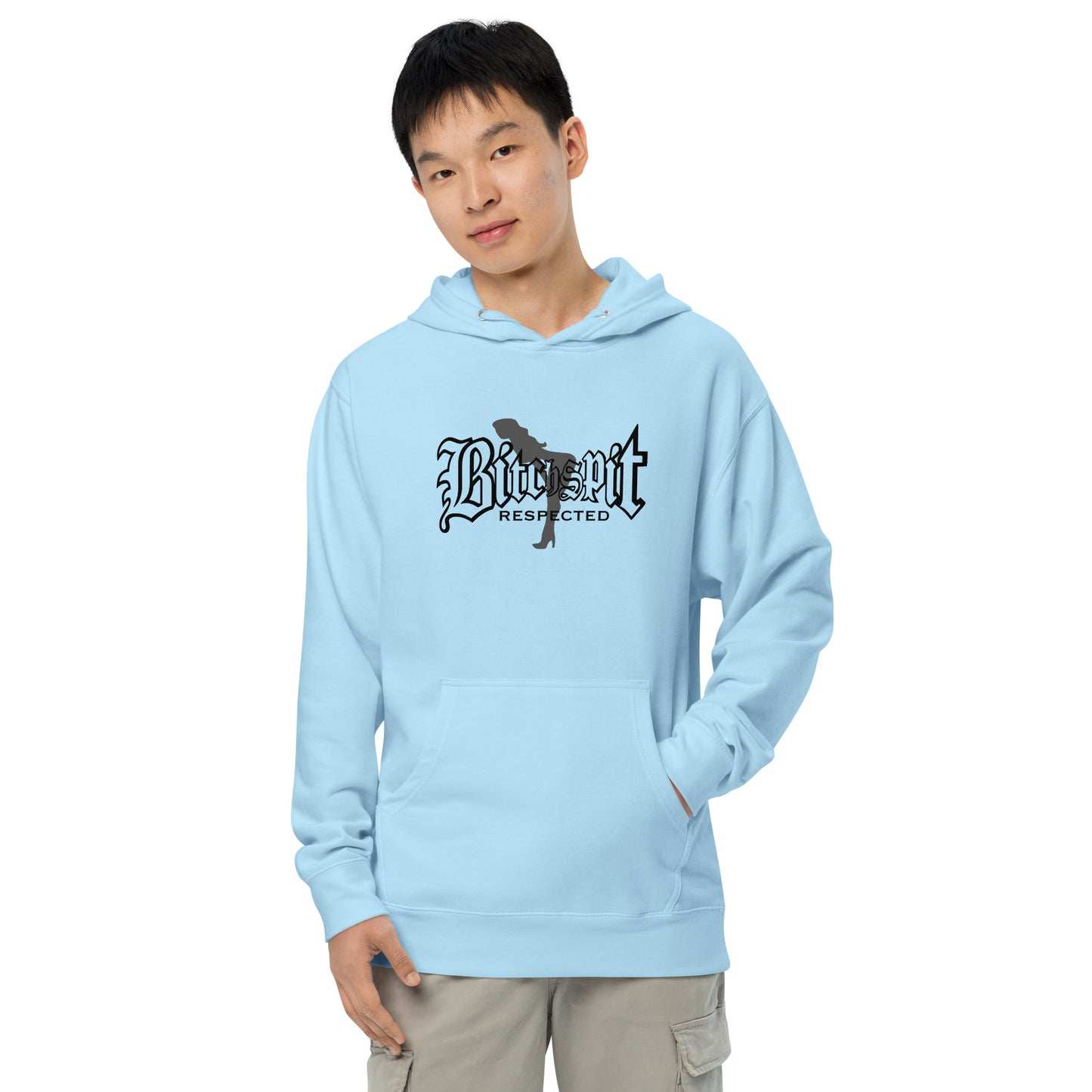 BRAND NAME MODEL GIRL RESPECTED HOODIE